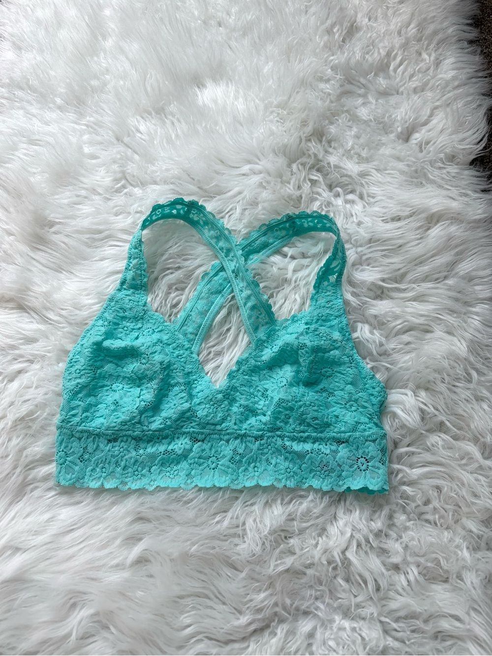 Teal Lace Bralette